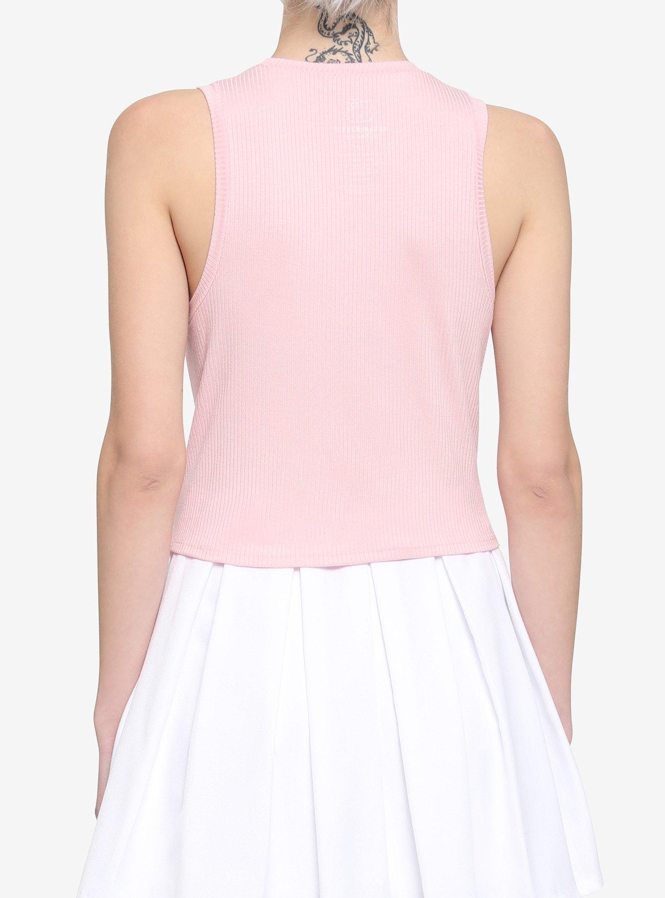 Hello Kitty Strawberry Milk Girls Crop Tank T, MULTI, alternate