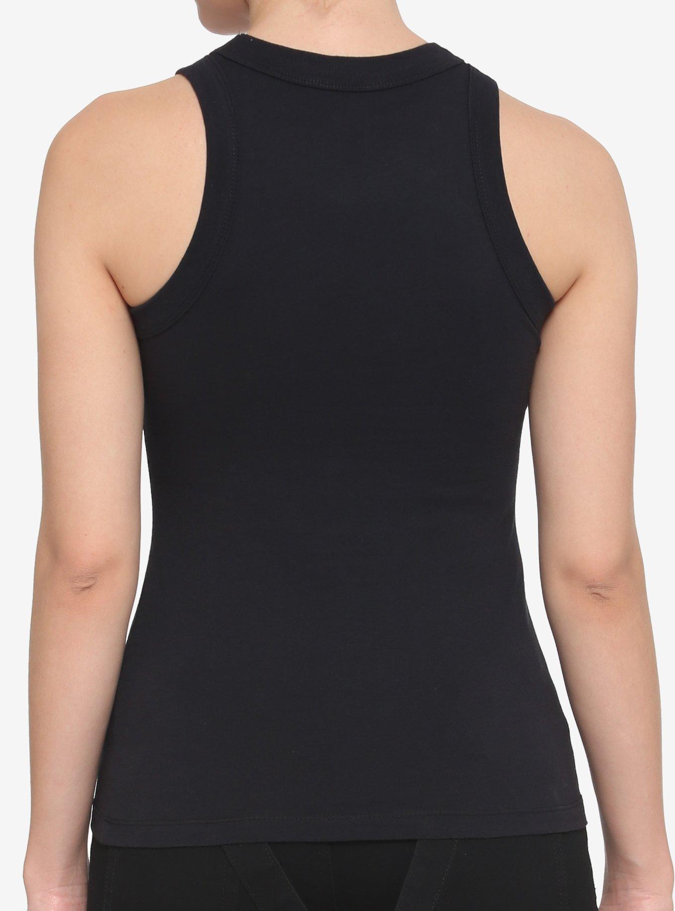 Demon Slayer: Kimetsu No Yaiba Tanjiro & Nezuko Girls Fitted Racer Tank Top, MULTI, alternate