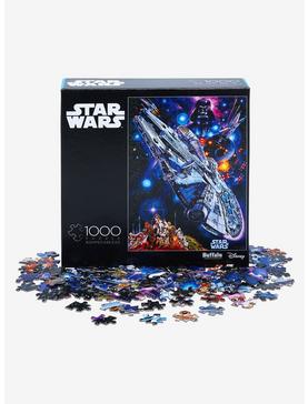 Star Wars Millennium Falcon Poster 1000-Piece Puzzle, , hi-res