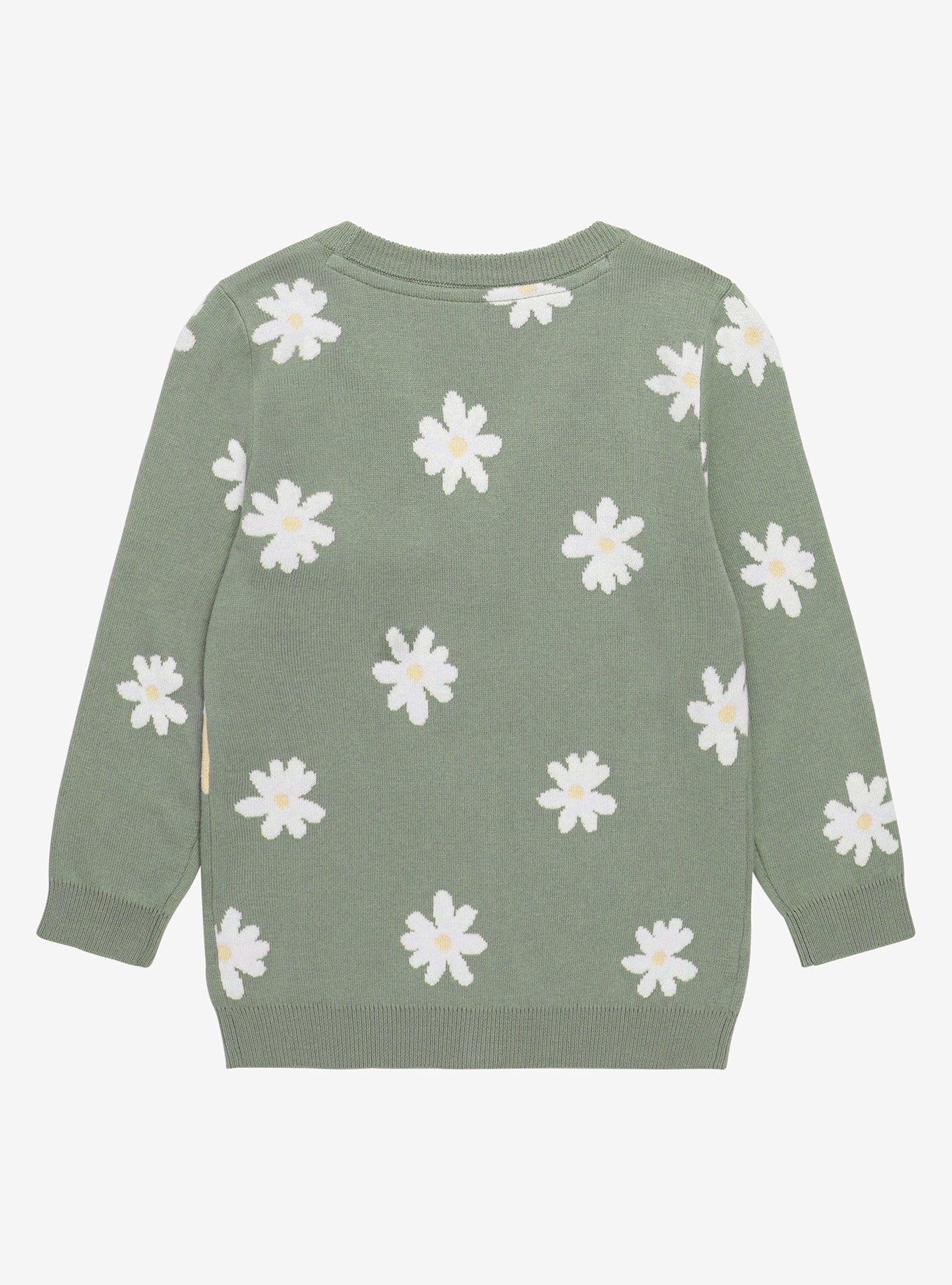 Our Universe Disney Bambi 80th Anniversary Thumper & Bambi Floral Toddler Cardigan - BoxLunch Exclusive, SAGE GREEN, alternate
