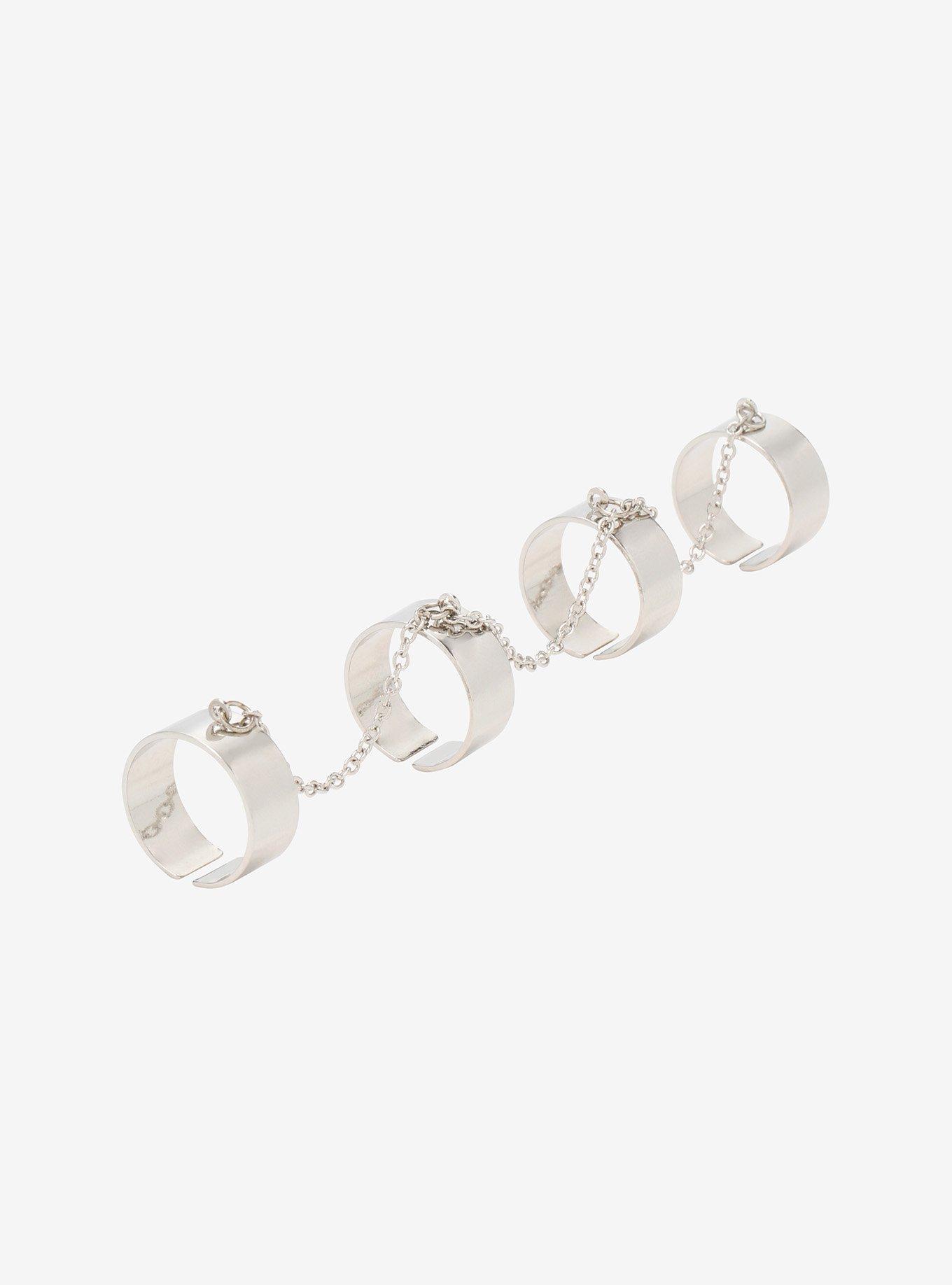Four Finger Chain Ring, , alternate