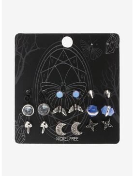 Mystical Crystal Moth Stud Earring Set, , hi-res