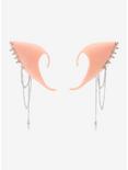 Fairy Molded Pink Pierced Ear Cuffs, , alternate
