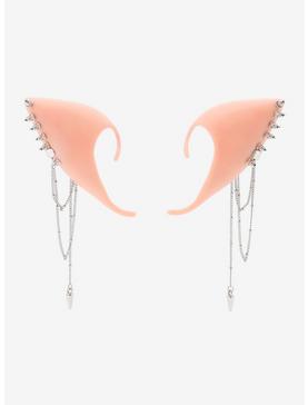 Fairy Molded Pink Pierced Ear Cuffs, , hi-res