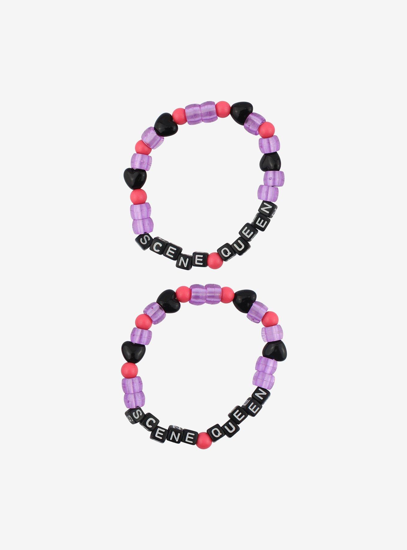 Scene Queen Best Friend Beaded Bracelet Set, , alternate