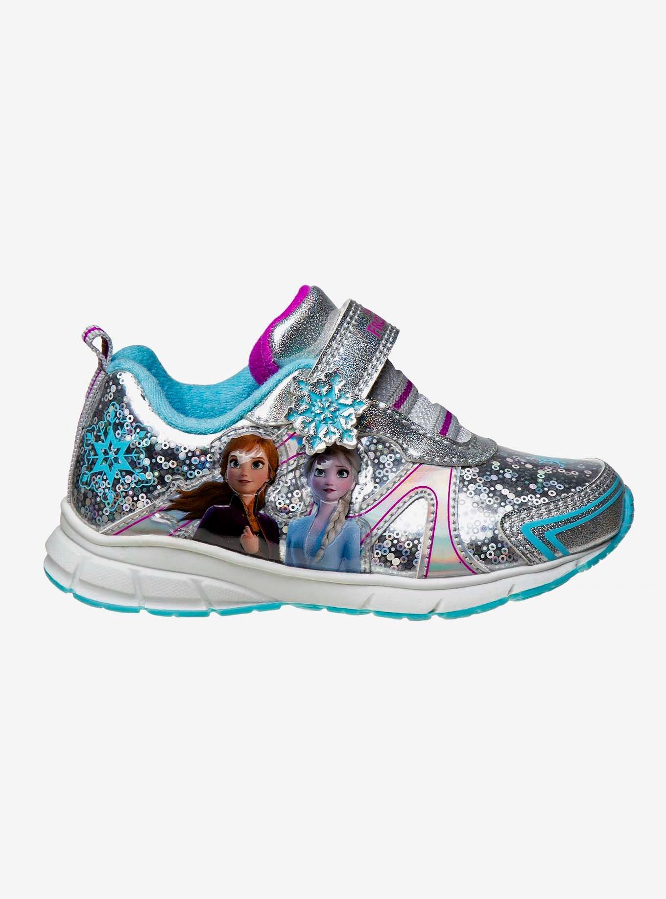 Disney Frozen II Girls Hook and Loop Sneaker, , hi-res