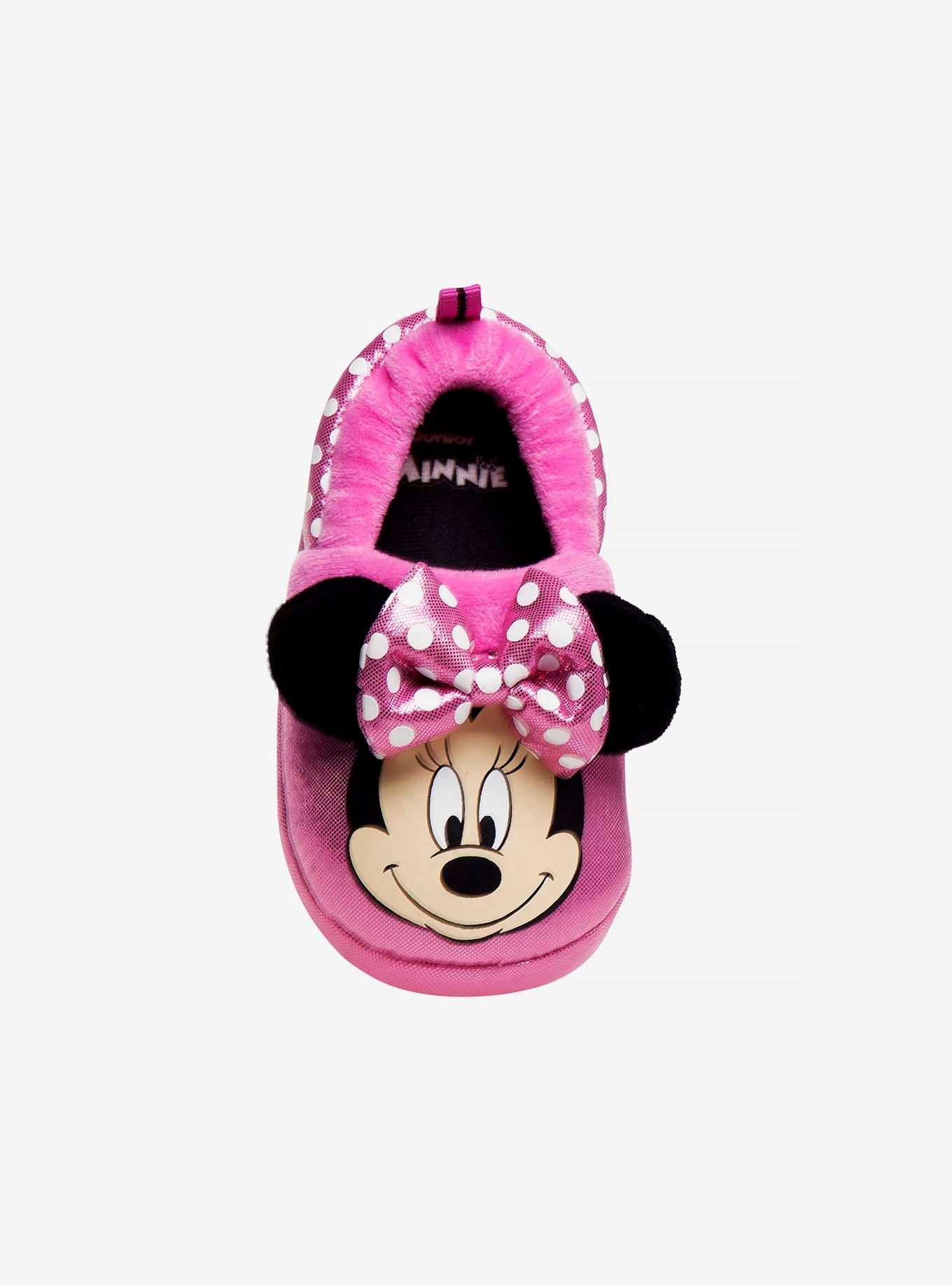 Disney Minnie Mouse Toddler Slippers Pink, PINK, alternate