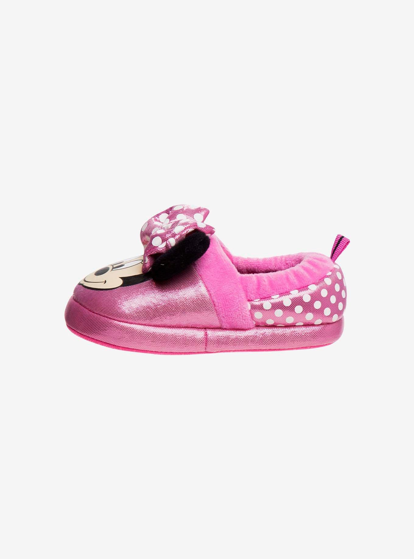 Disney Minnie Mouse Toddler Slippers Pink, PINK, alternate