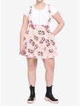 Her Universe Disney Mickey Mouse & Minnie Mouse Hearts Suspender Skirt Plus Size, MULTI, alternate