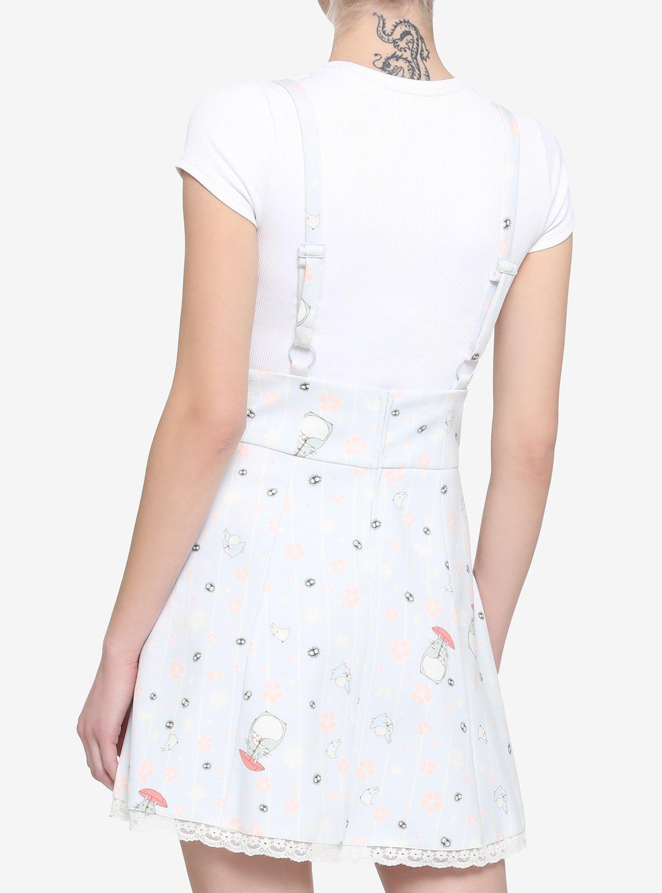 Studio Ghibli My Neighbor Totoro Cherry Blossoms Lace-Up Suspender Skirt, MULTI, alternate