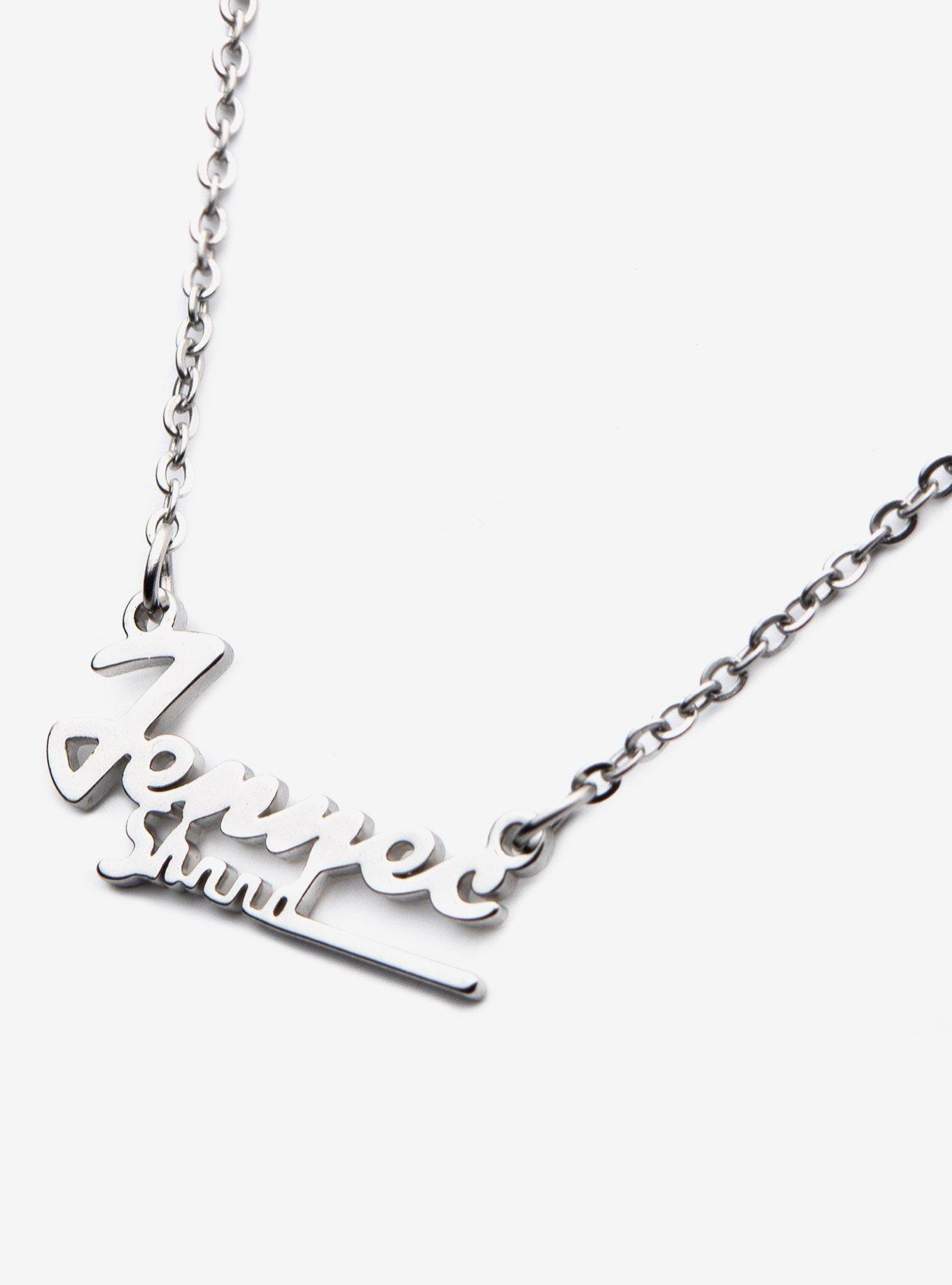 Star Wars The Book Of Boba Fett Fennec Shand Name Necklace, , alternate