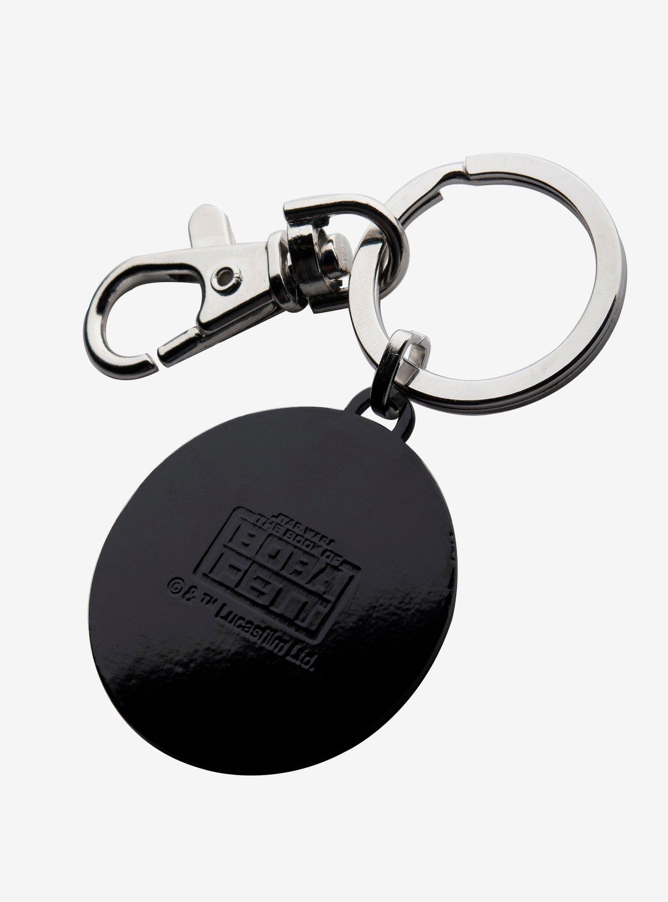 Star Wars The Book Of Boba Fett New Boss Enamel Key Chain, , alternate