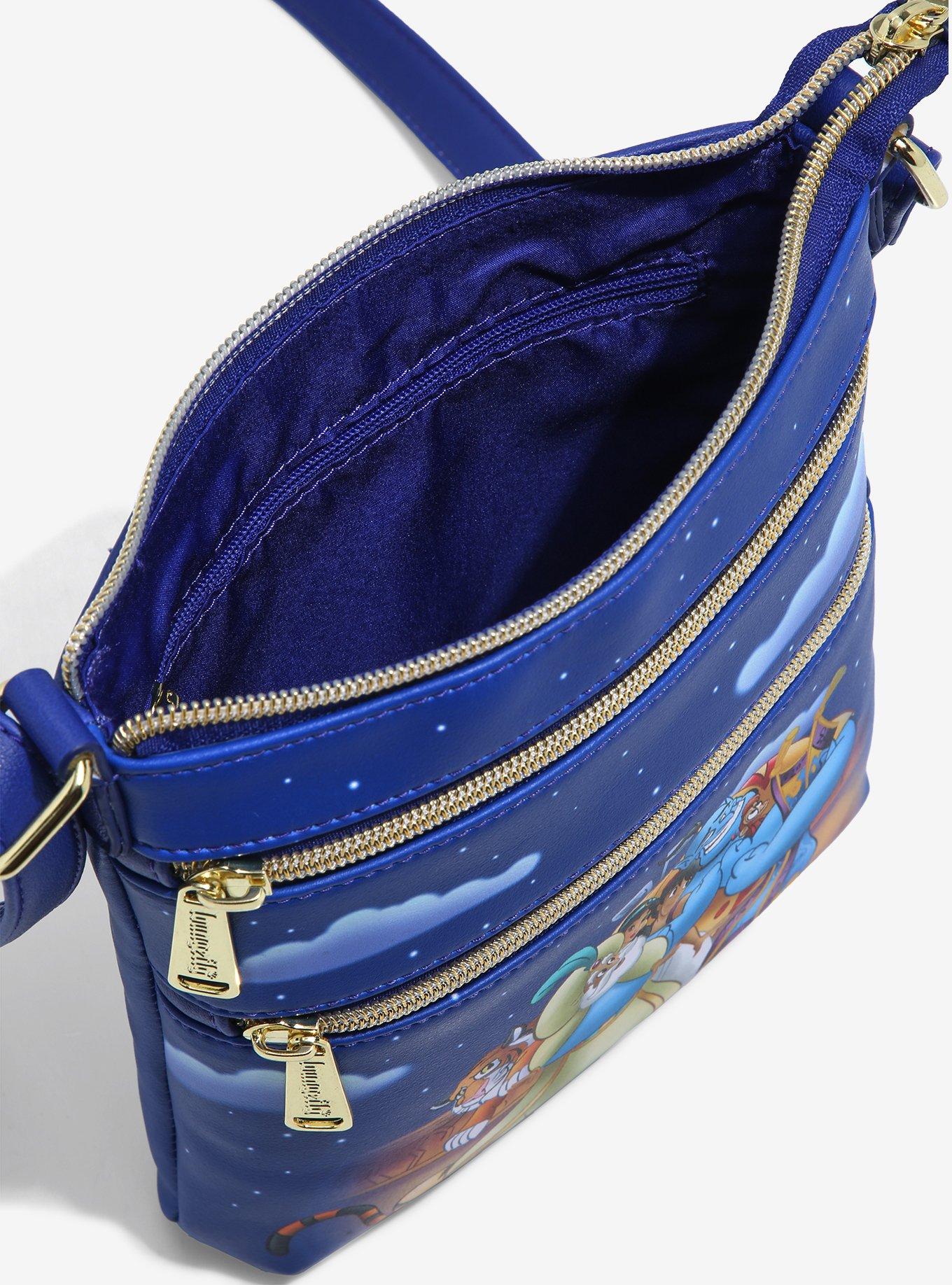Loungefly Disney Aladdin Group Portrait Crossbody Bag - BoxLunch Exclusive, , alternate