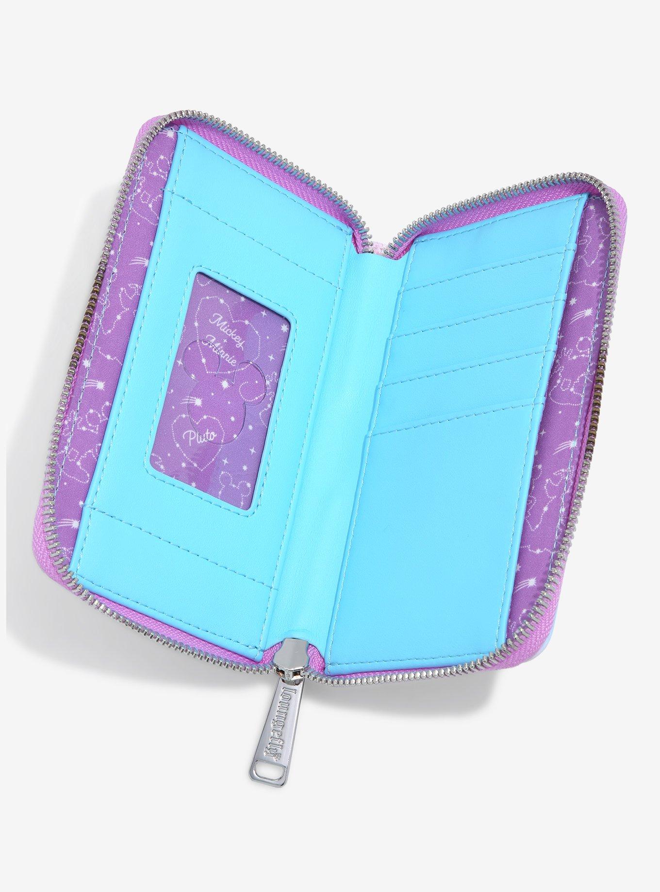 Loungefly Disney Minnie & Mickey Mouse Constellation Small Zip Wallet - BoxLunch Exclusive, , alternate