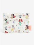 Loungefly Disney Princess Chibi Princesses & Friends Allover Print Cardholder - BoxLunch Exclusive , , alternate
