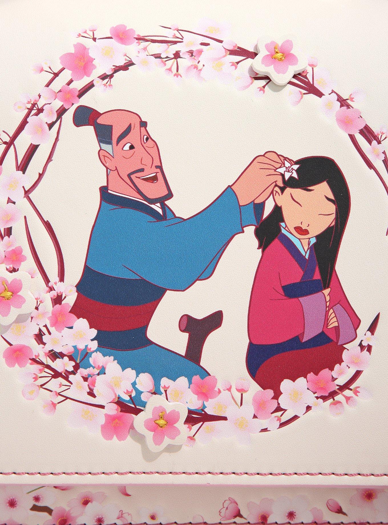 Loungefly Disney Mulan Magnolias Handbag - BoxLunch Exclusive, , alternate
