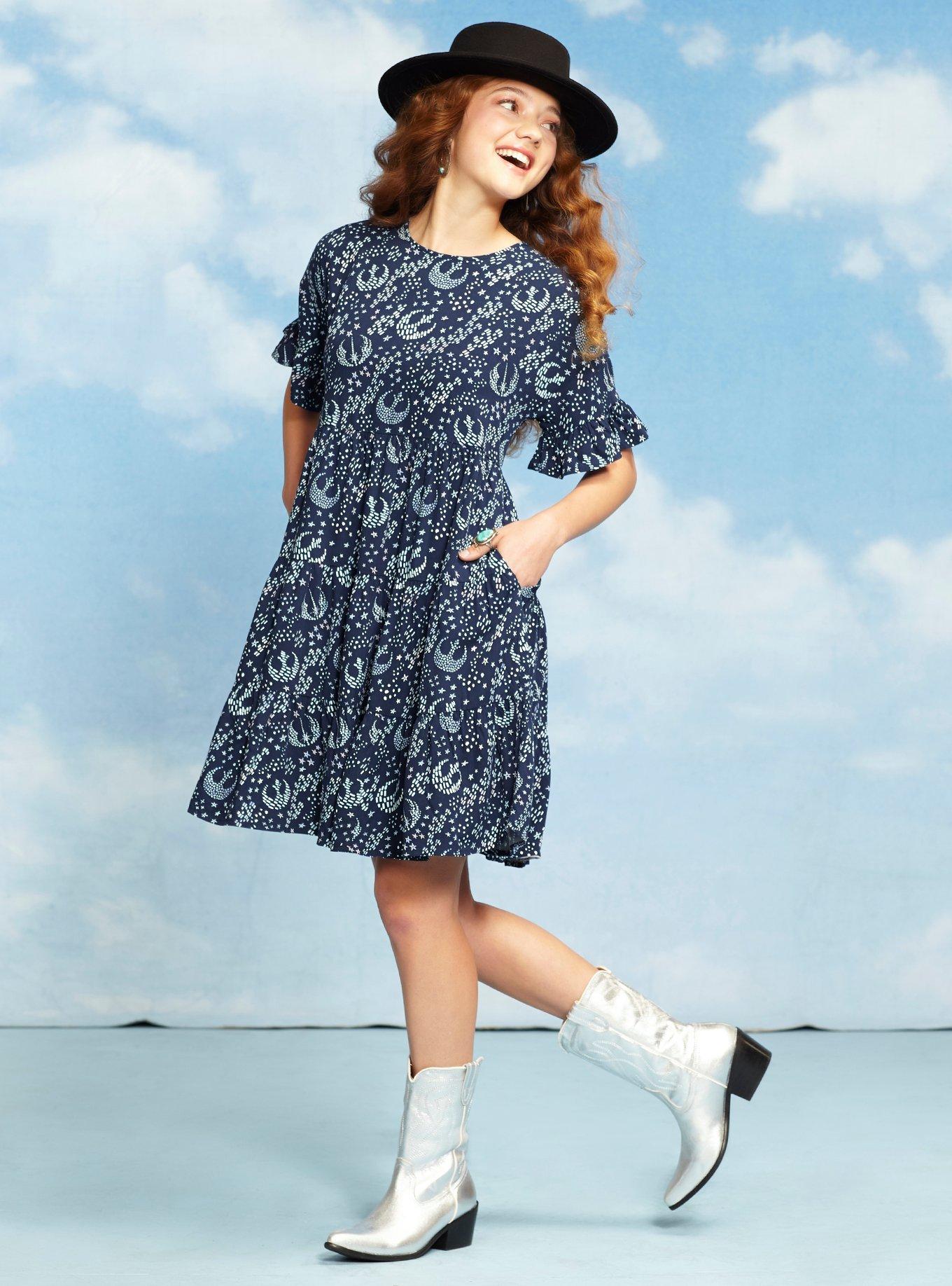 Her Universe Star Wars Icons Tiered Dress, MULTI, alternate