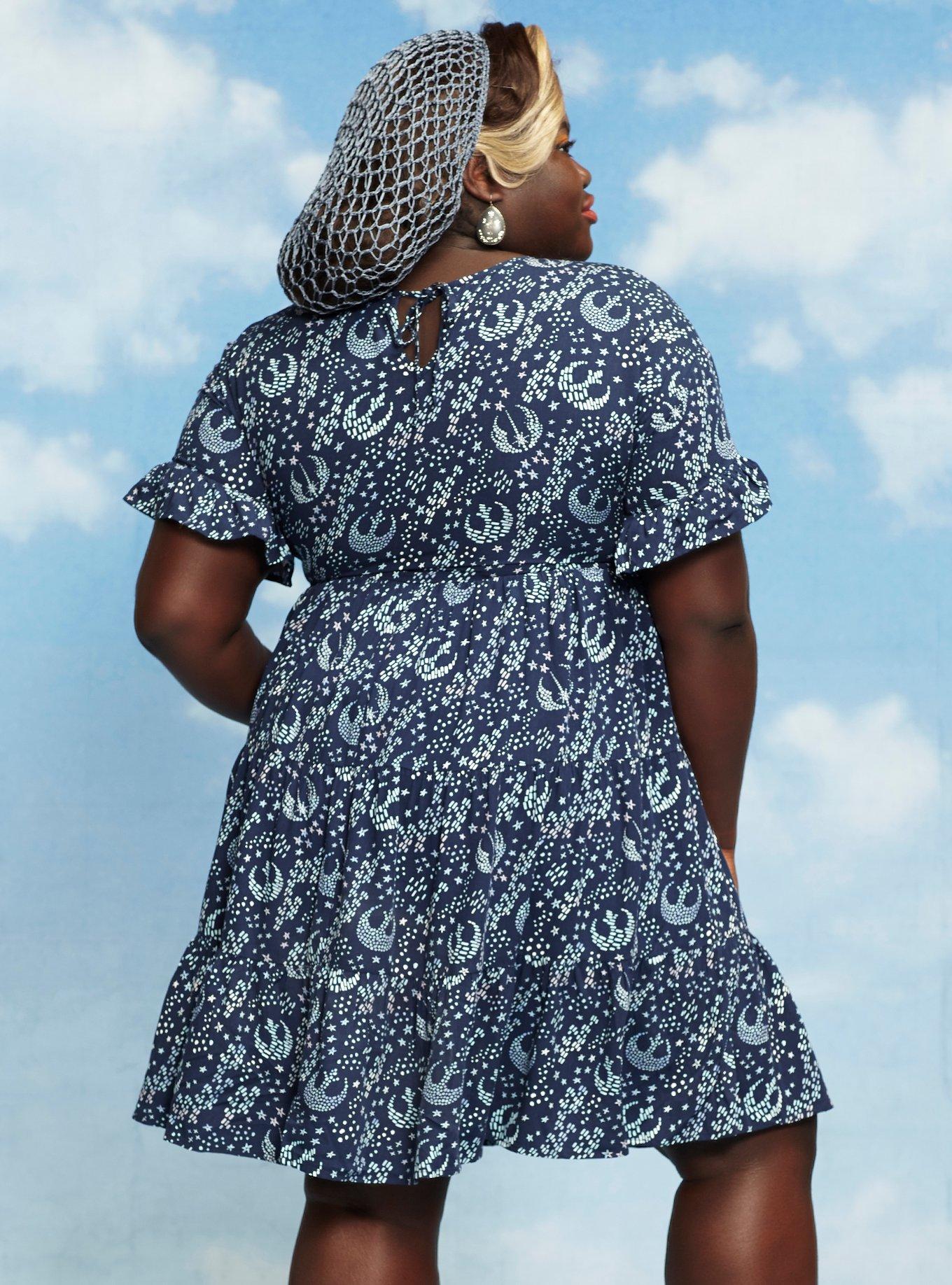 Her Universe Star Wars Icons Tiered Dress Plus Size, MULTI, alternate