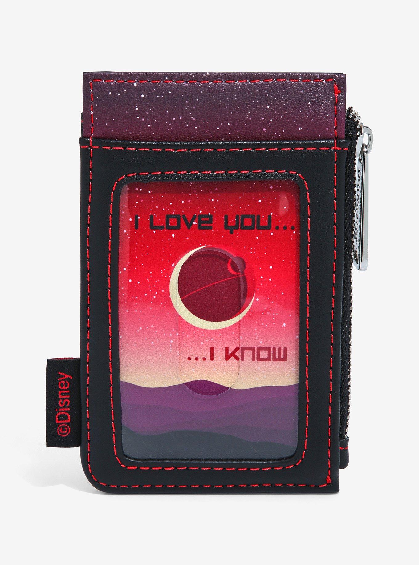 Loungefly Star Wars Princess Leia & Han Solo I Love You Cardholder - BoxLunch Exclusive, , alternate