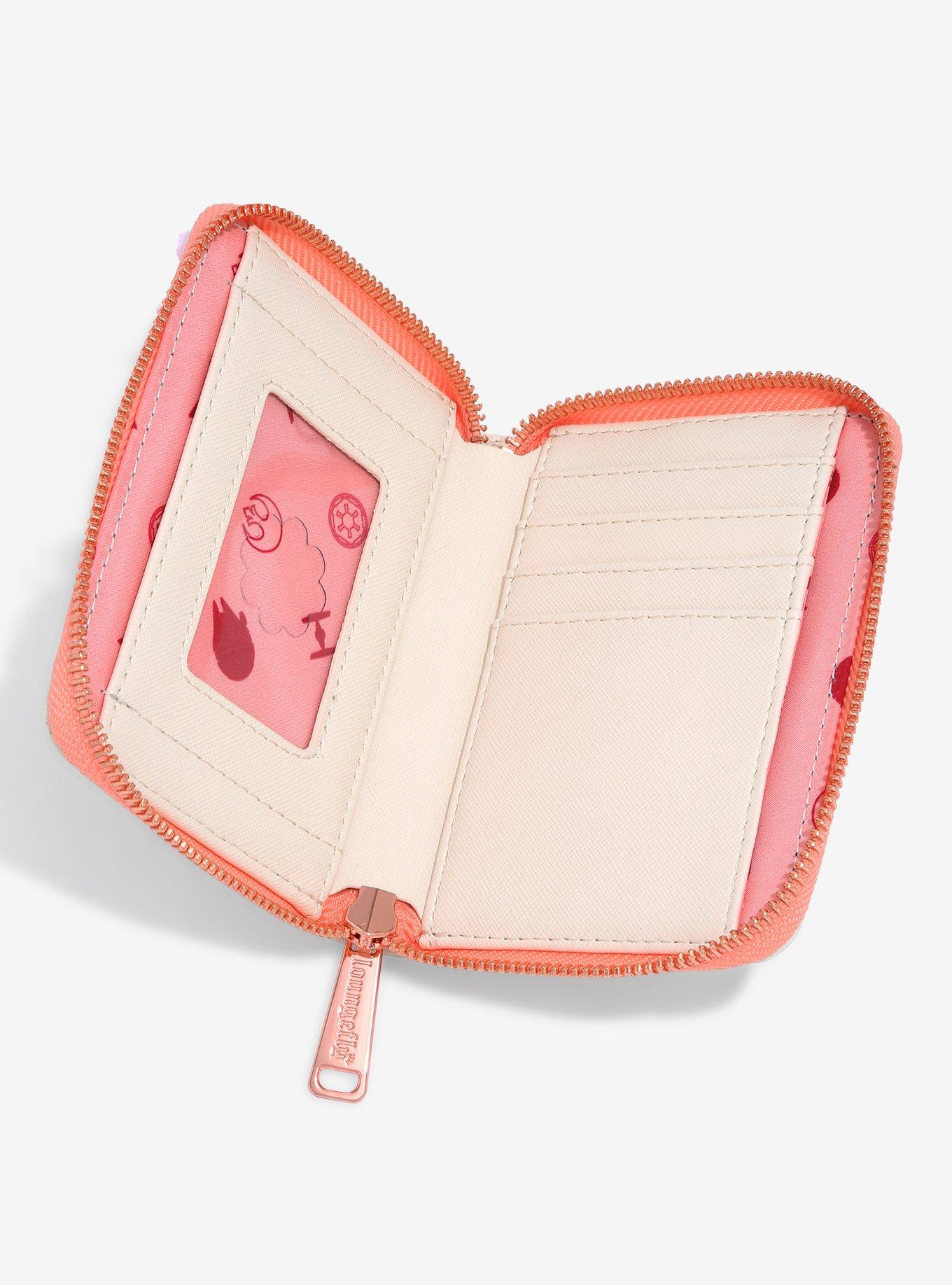 Loungefly Star Wars Princess Leia Floral Small Zip Wallet - BoxLunch Exclusive, , alternate