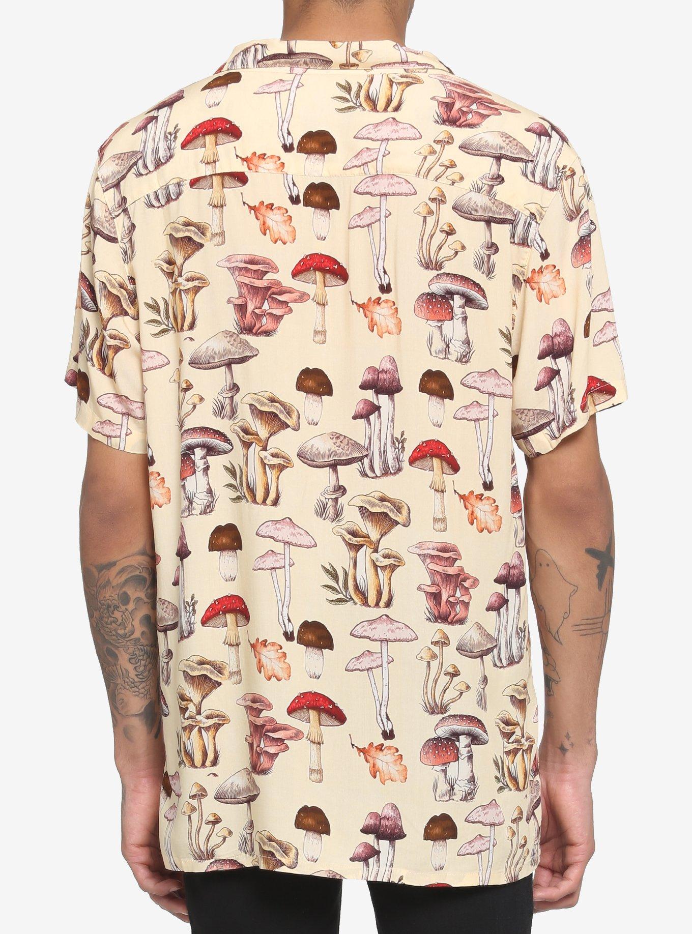 Mushroom Woven Button-Up, SAND, alternate