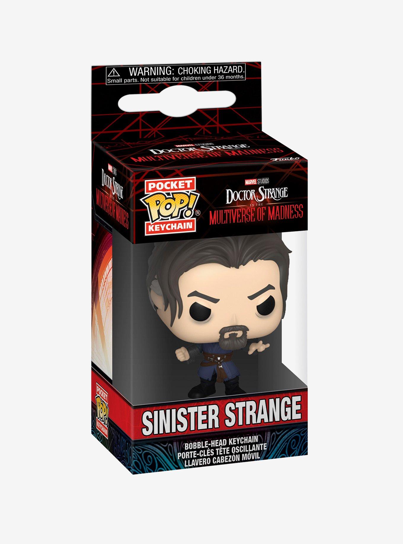 Funko Pocket Pop! Marvel Doctor Strange in the Multiverse of Madness Sinister Strange Vinyl Bobble-Head Keychain, , alternate
