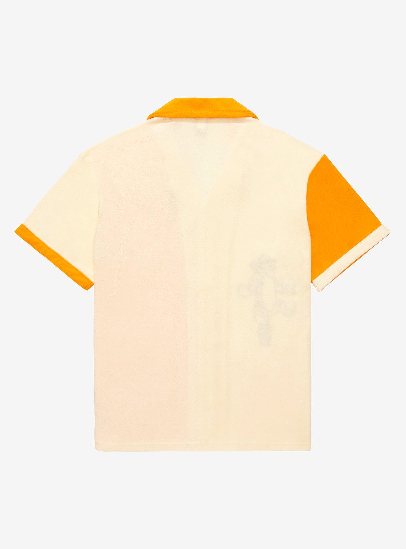 Disney Winnie the Pooh Tigger Color Blocked Terry Cloth Button-Up - BoxLunch Exclusive, LIGHT ORANGE, alternate