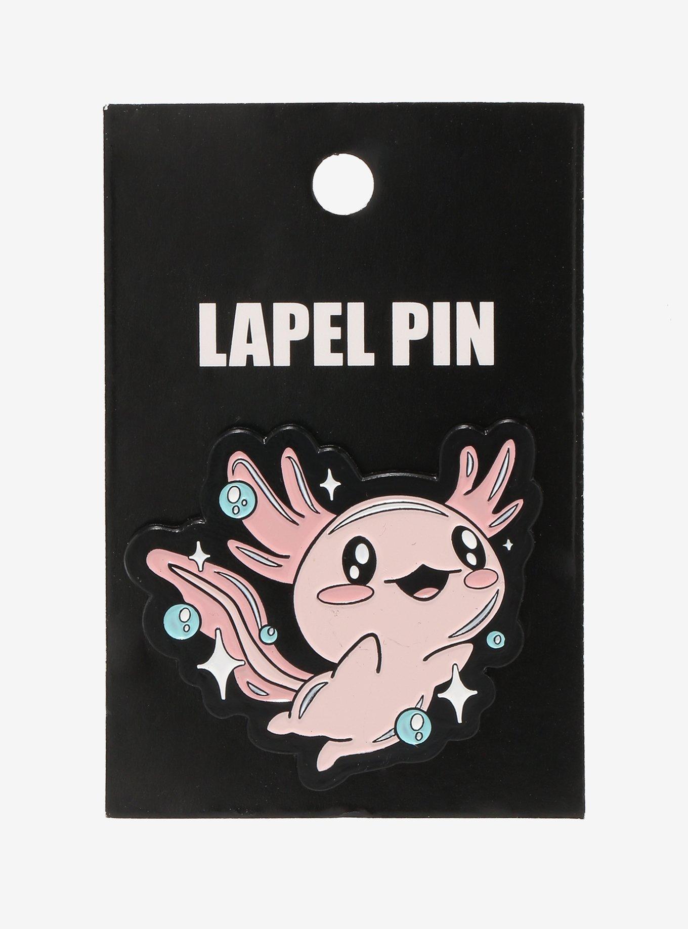 Chibi Axolotl Enamel Pin, , alternate