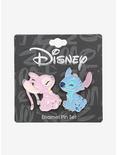 Disney Lilo & Stitch: The Series Angel & Stitch Smiles Enamel Pin Set - BoxLunch Exclusive, , alternate