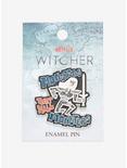The Witcher Geralt Monsters That Kill Monsters Stylized Enamel Pin - BoxLunch Exclusive, , alternate