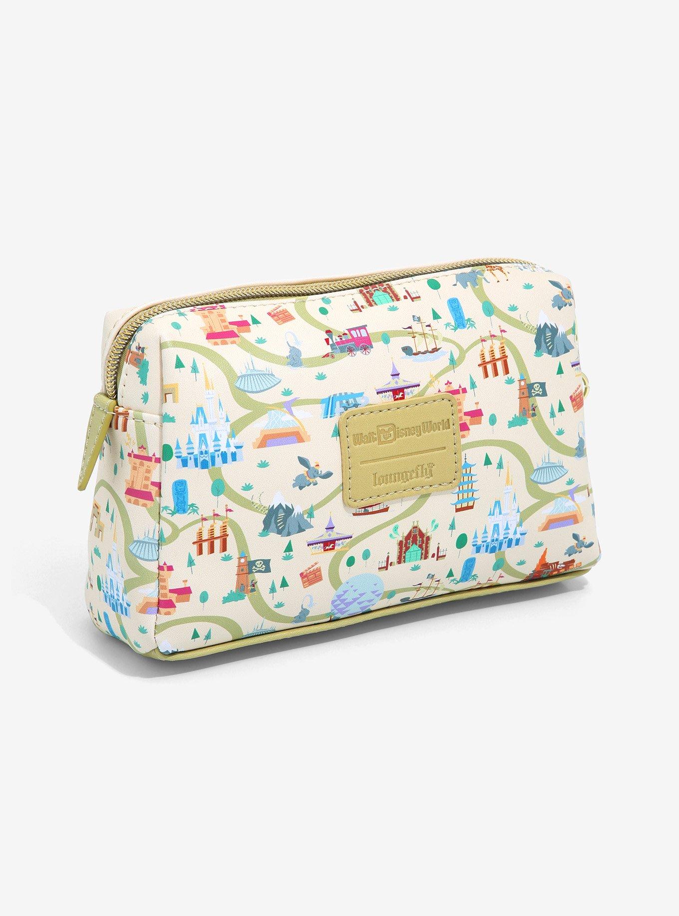 Disney Walt Disney World 50th Anniversary Mickey Mouse & Friends Attractions Cosmetic Bag - BoxLunch Exclusive, , alternate
