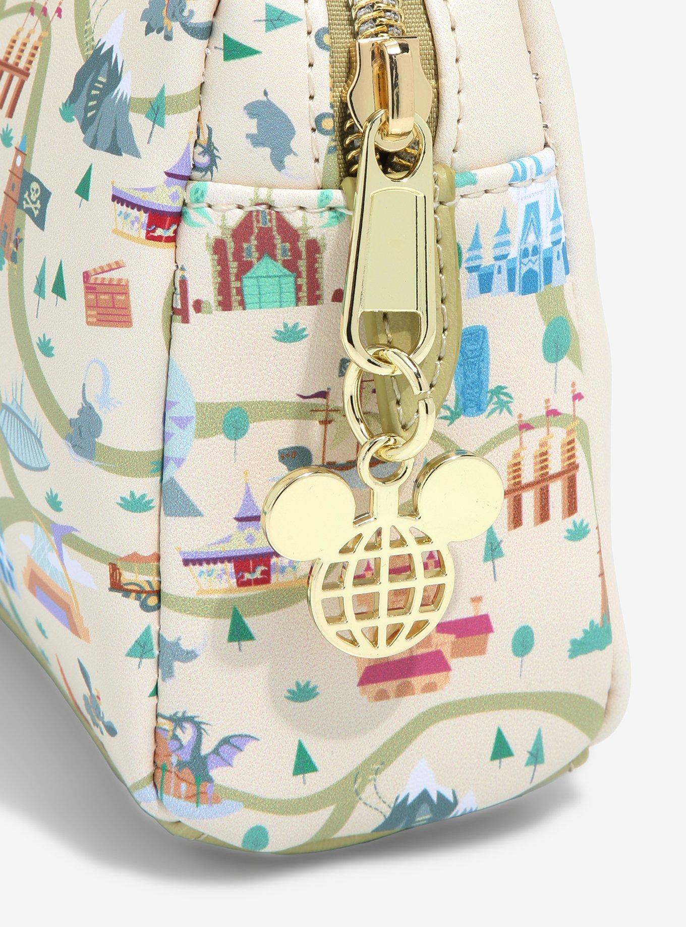 Disney Walt Disney World 50th Anniversary Mickey Mouse & Friends Attractions Cosmetic Bag - BoxLunch Exclusive, , alternate