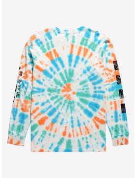 Avatar: The Last Airbender Four Nations Long Sleeve Tie-Dye T-Shirt - BoxLunch Exclusive, , hi-res