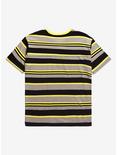 Sanrio Badtz-Maru Portrait Embroidered Stripe T-Shirt - BoxLunch Exclusive, MULTI, alternate