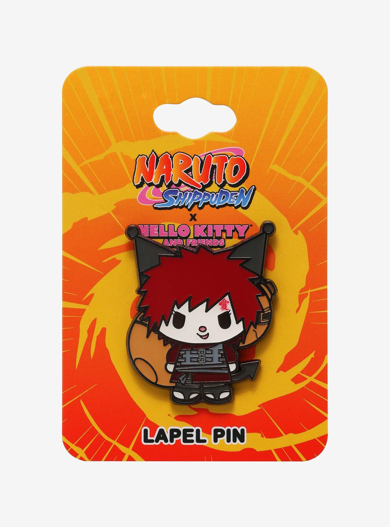 Naruto Shippuden X Hello Kitty And Friends Gaara Enamel Pin, , alternate