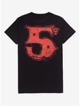 Five Finger Death Punch Nuclear Shield T-Shirt, BLACK, alternate