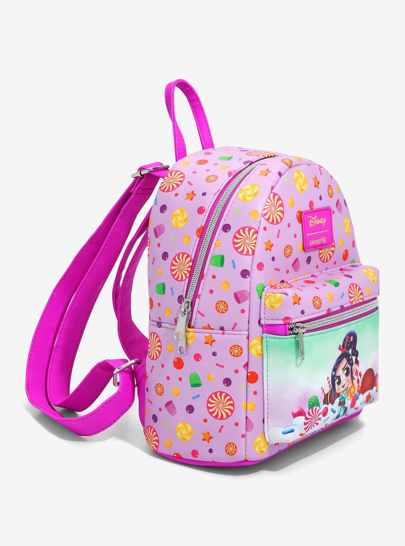 Loungefly Disney Wreck-It Ralph Vanellope Candy Mini Backpack, , alternate