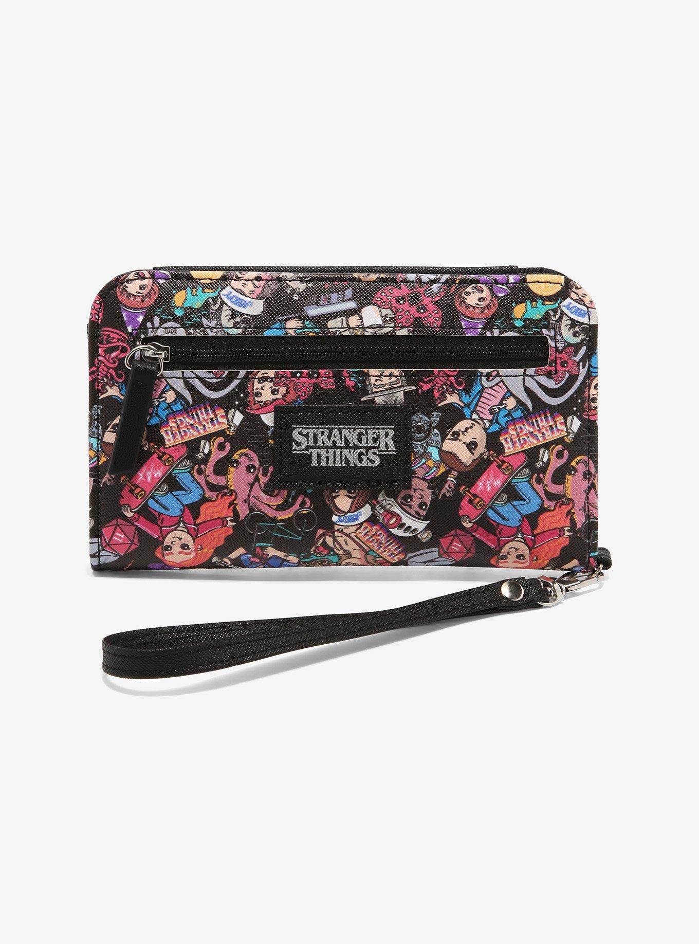 Stranger Things Chibi Characters Tech Wallet, , alternate