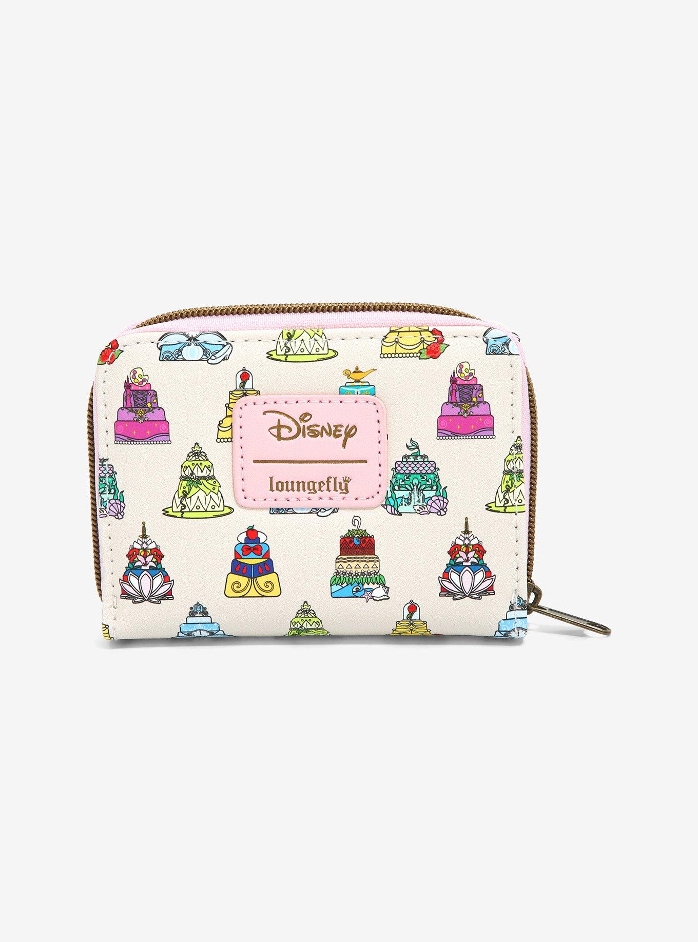 Loungefly Disney Princess Cakes Mini Zipper Wallet, , alternate