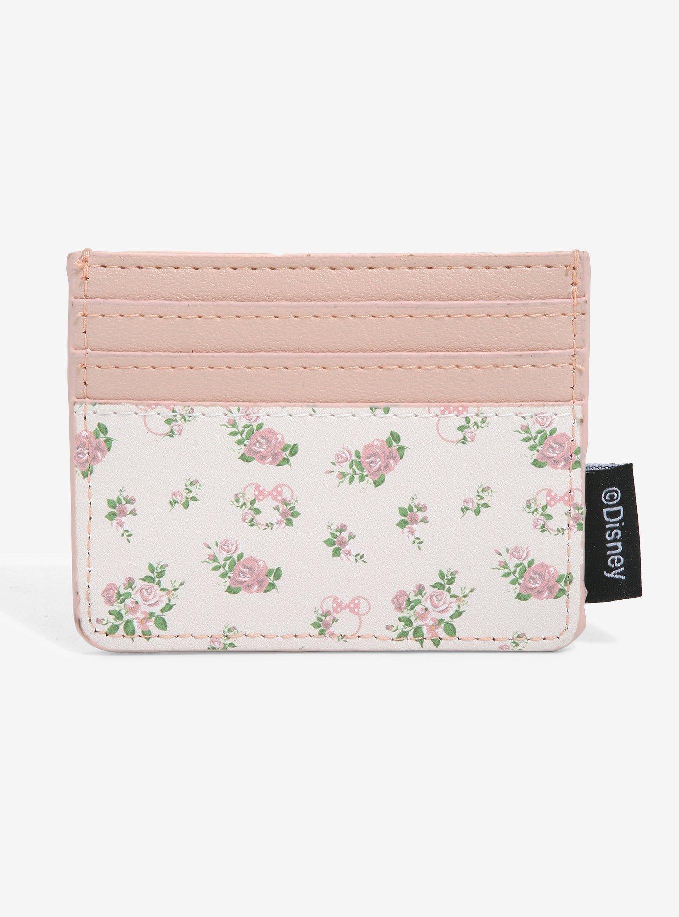 Loungefly Disney Minnie Mouse Pastel Floral Cardholder, , hi-res