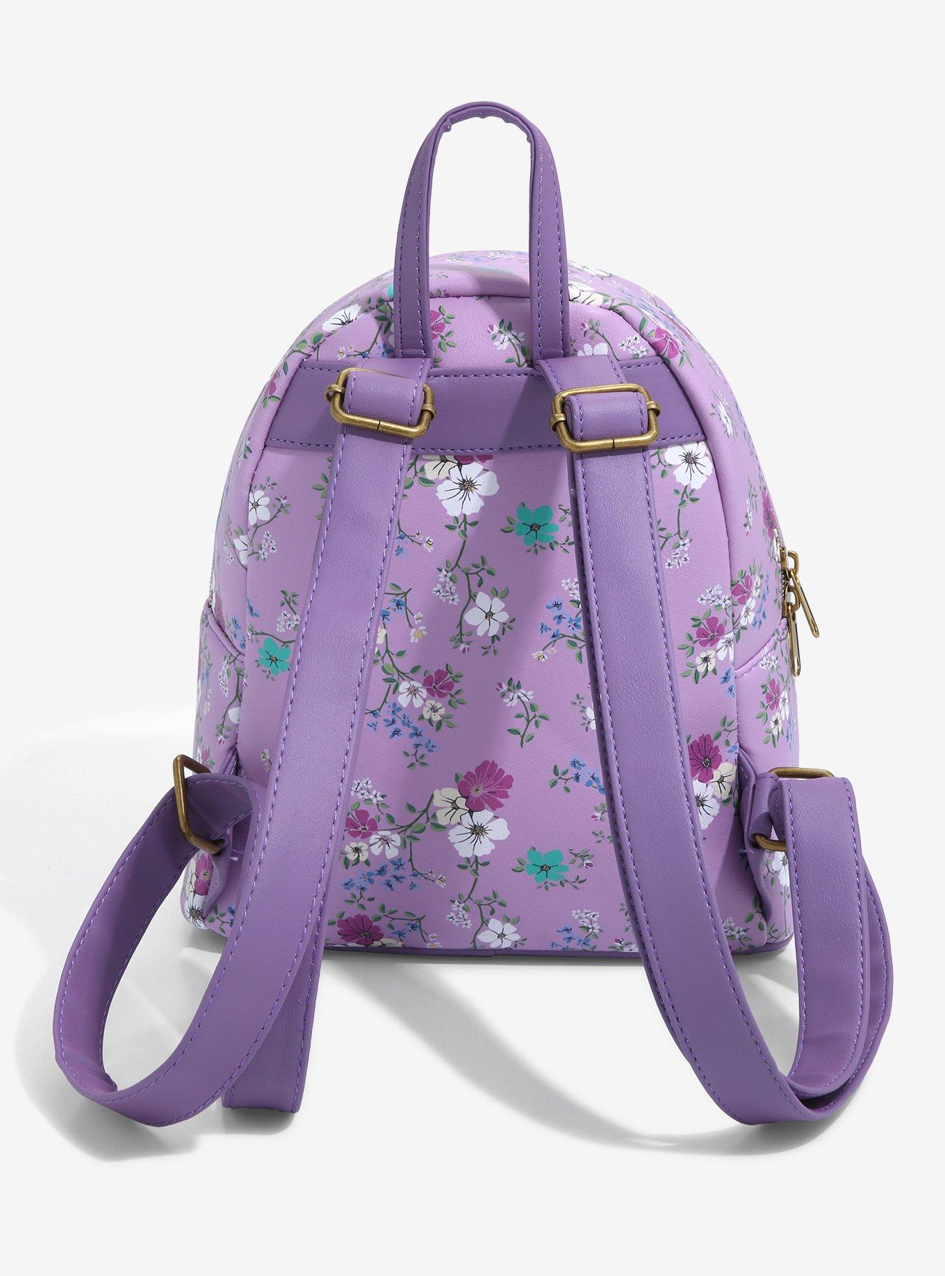 Loungefly Disney Robin Hood Kisses Floral Mini Backpack, , alternate
