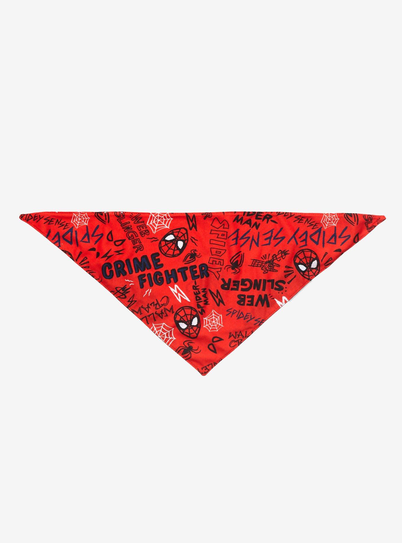 Marvel Spider-Man Logo Reversible Pet Bandana, MULTI, alternate