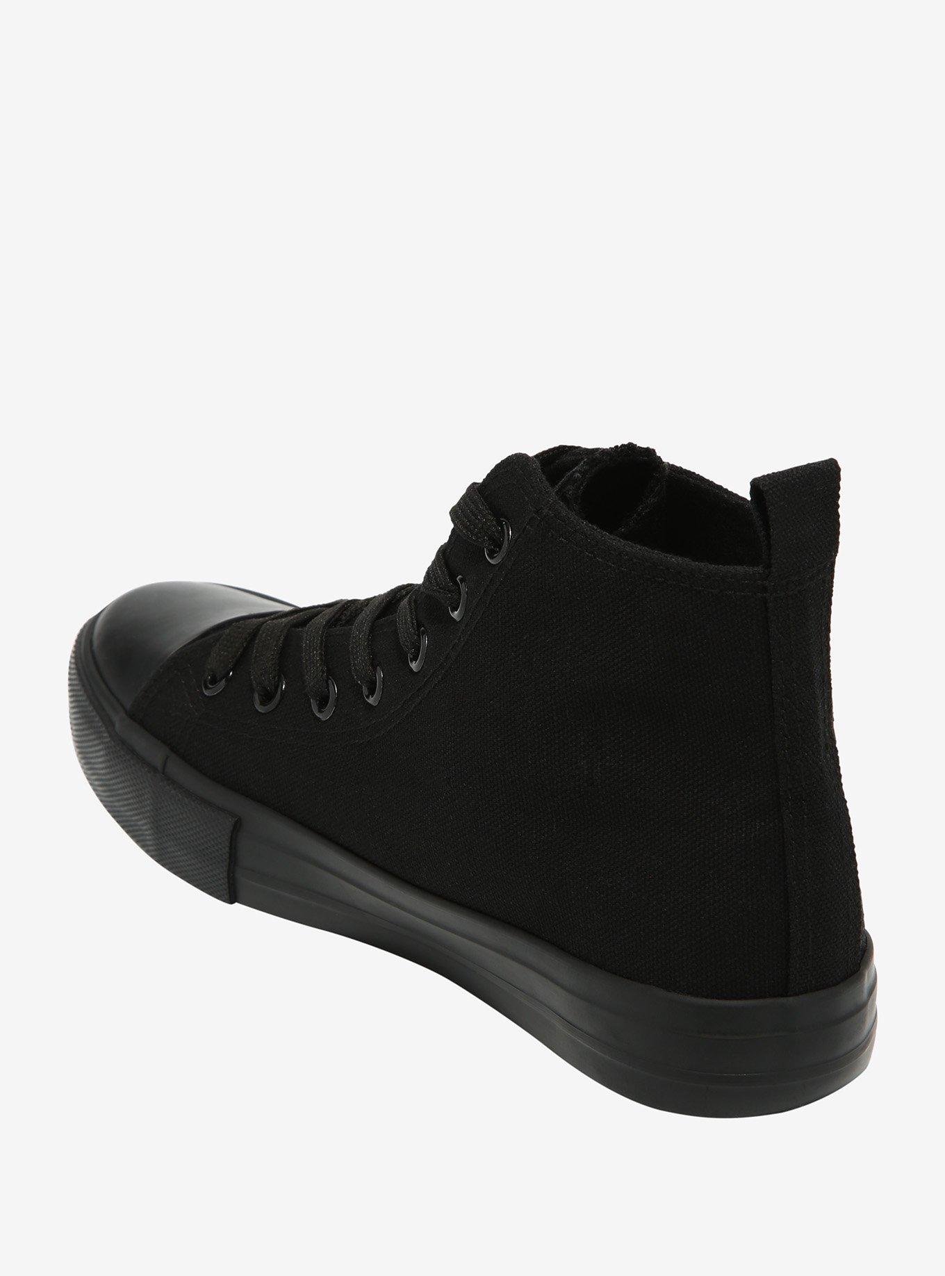 Black Don't Smile Hi-Top Sneakers, MULTI, alternate