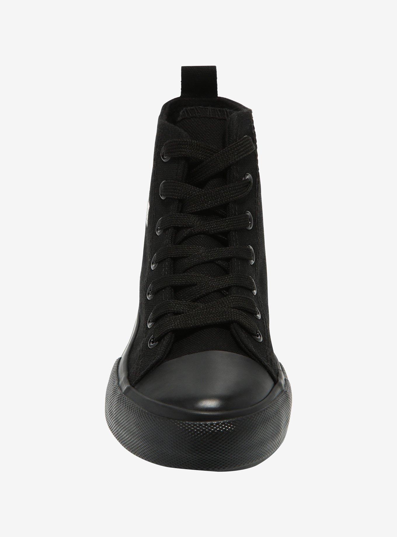 Black Don't Smile Hi-Top Sneakers, MULTI, alternate