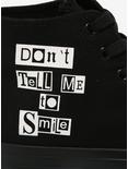 Black Don't Smile Hi-Top Sneakers, MULTI, alternate