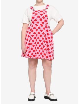 Pink & Red Heart Skirtall Plus Size, , hi-res