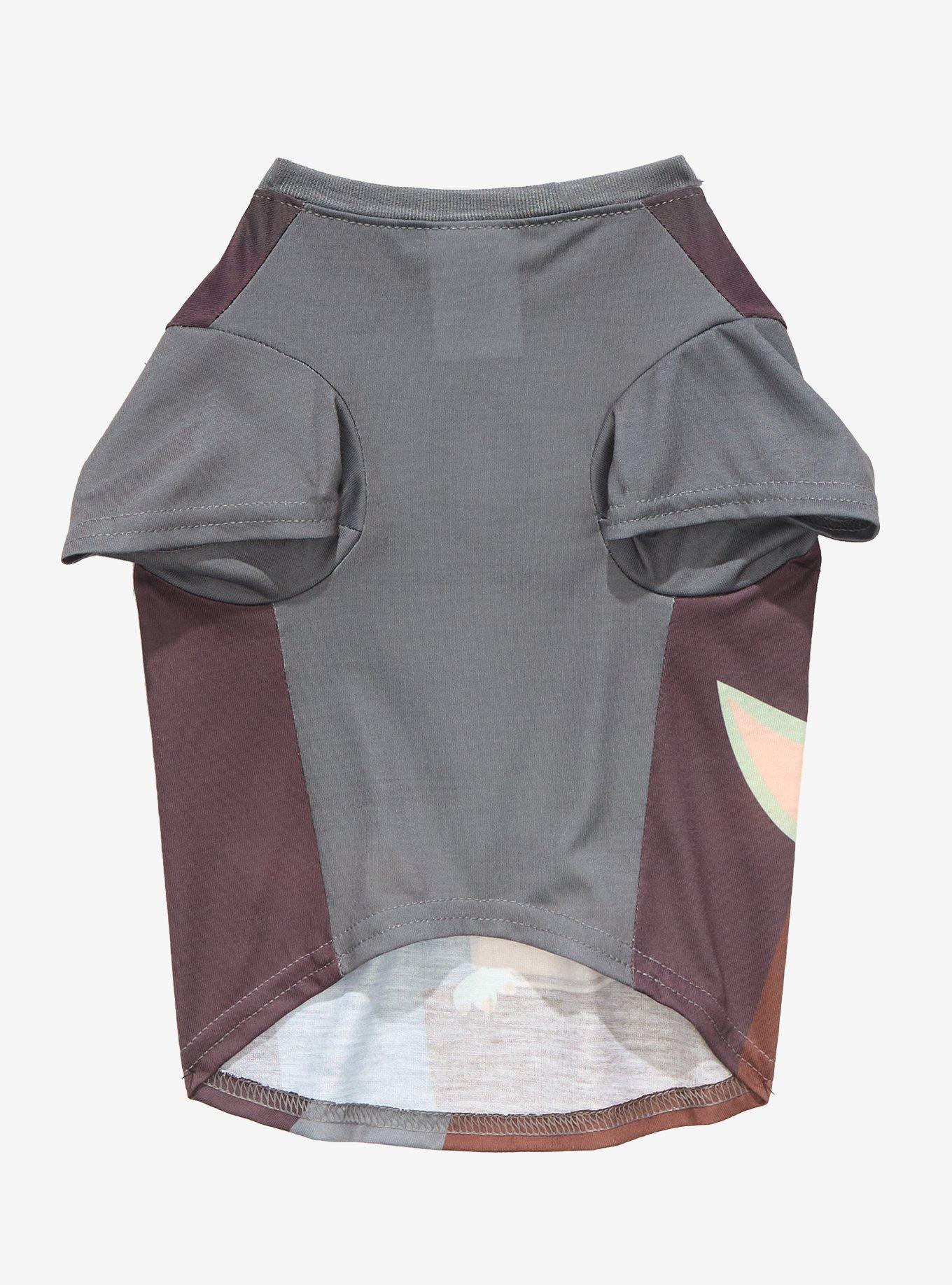 Star Wars The Mandalorian Armor with Grogu Pet T-Shirt, MULTI, alternate