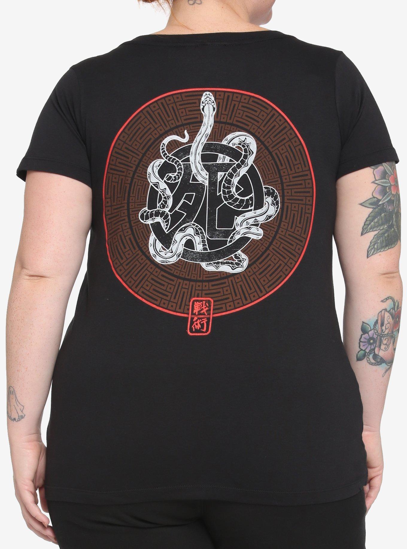 Iron Maiden Senjutsu Album Art Girls T-Shirt Plus Size, BLACK, alternate