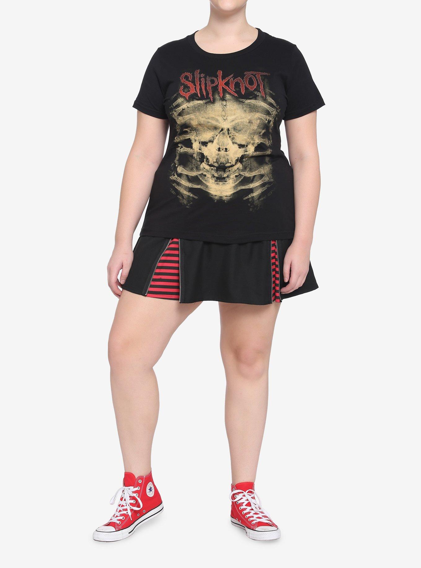 Slipknot X-Ray Skull Girls T-Shirt, BLACK, alternate
