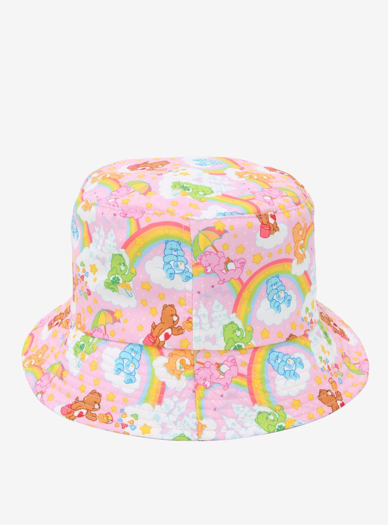 Care Bears Pink Rainbow Bucket Hat, , alternate